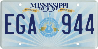 MS license plate EGA944