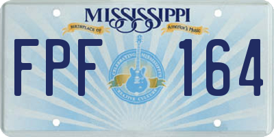 MS license plate FPF164
