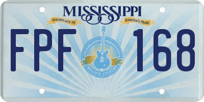 MS license plate FPF168
