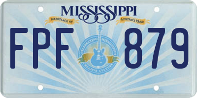 MS license plate FPF879