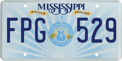 MS license plate FPG529