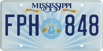 MS license plate FPH848