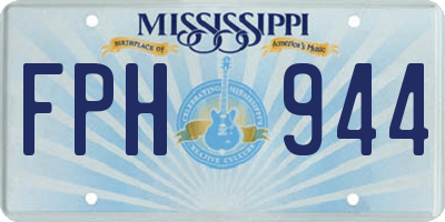 MS license plate FPH944