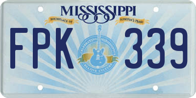 MS license plate FPK339