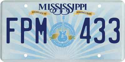 MS license plate FPM433