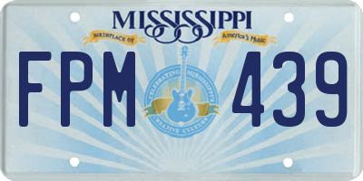 MS license plate FPM439