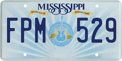 MS license plate FPM529