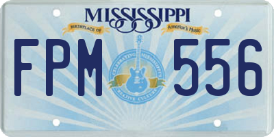 MS license plate FPM556