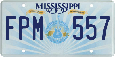 MS license plate FPM557