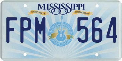 MS license plate FPM564