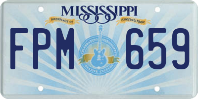 MS license plate FPM659