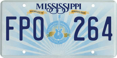 MS license plate FPO264