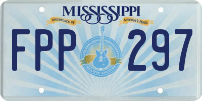 MS license plate FPP297