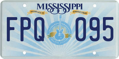 MS license plate FPQ095