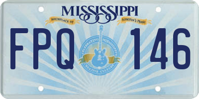 MS license plate FPQ146