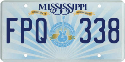 MS license plate FPQ338