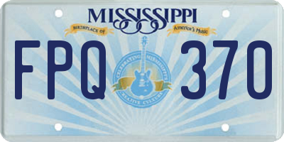 MS license plate FPQ370