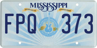 MS license plate FPQ373