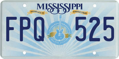 MS license plate FPQ525