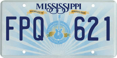 MS license plate FPQ621
