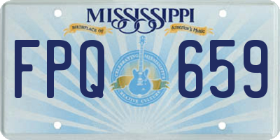 MS license plate FPQ659