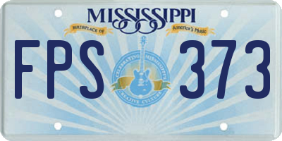 MS license plate FPS373
