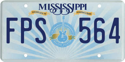 MS license plate FPS564