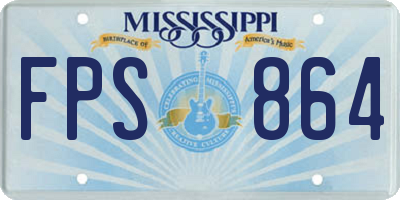 MS license plate FPS864