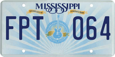 MS license plate FPT064