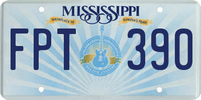 MS license plate FPT390