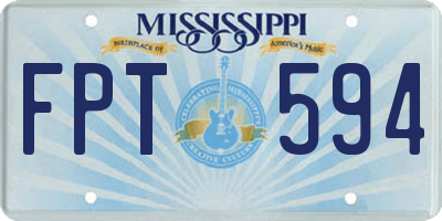 MS license plate FPT594