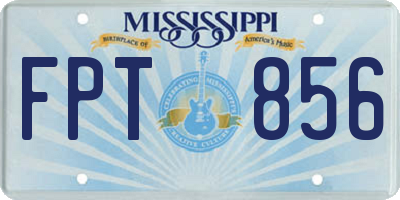 MS license plate FPT856