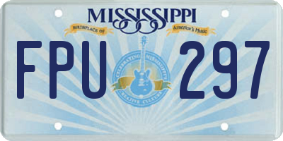 MS license plate FPU297