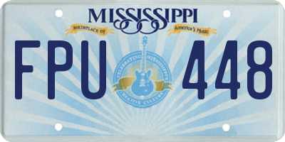 MS license plate FPU448