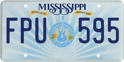MS license plate FPU595