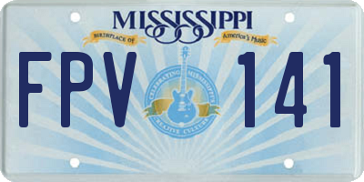 MS license plate FPV141