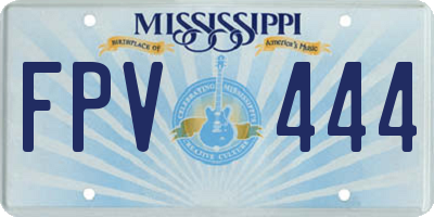 MS license plate FPV444