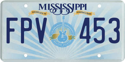 MS license plate FPV453