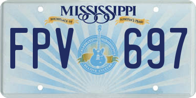 MS license plate FPV697