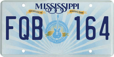 MS license plate FQB164