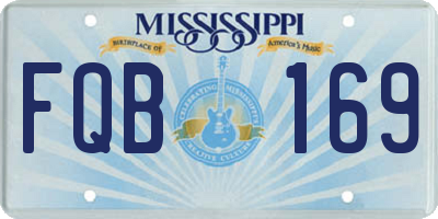 MS license plate FQB169