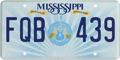 MS license plate FQB439