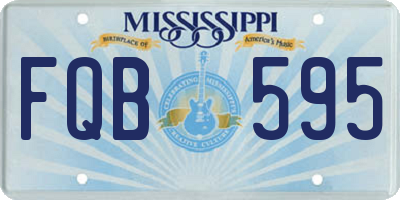 MS license plate FQB595
