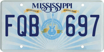 MS license plate FQB697