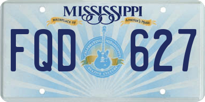 MS license plate FQD627