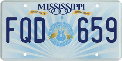 MS license plate FQD659