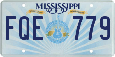 MS license plate FQE779
