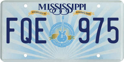 MS license plate FQE975