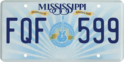 MS license plate FQF599