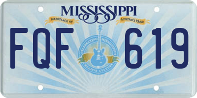 MS license plate FQF619